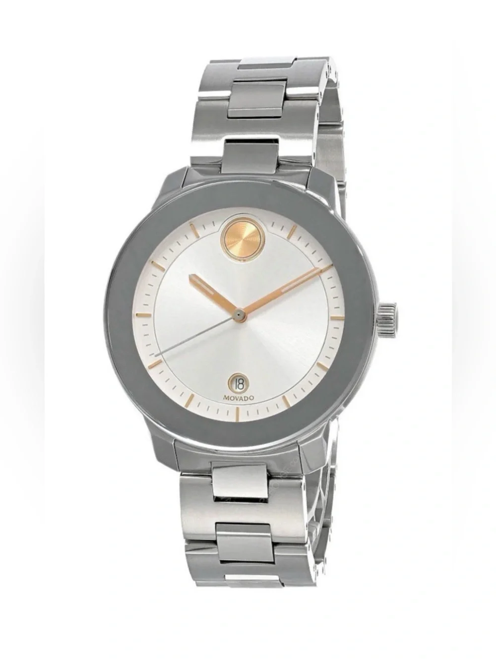 Movado Bold Women’s Verso Stainless Steel Bracelet Watch 3600747